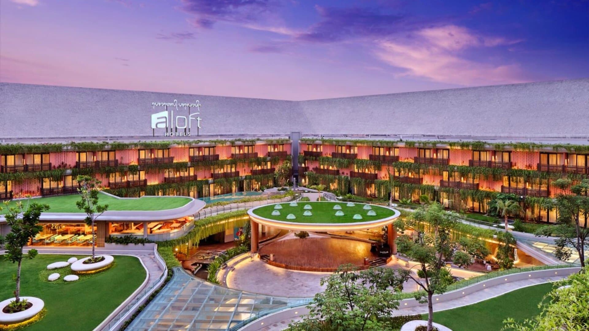 aloft hotel kuta bali image