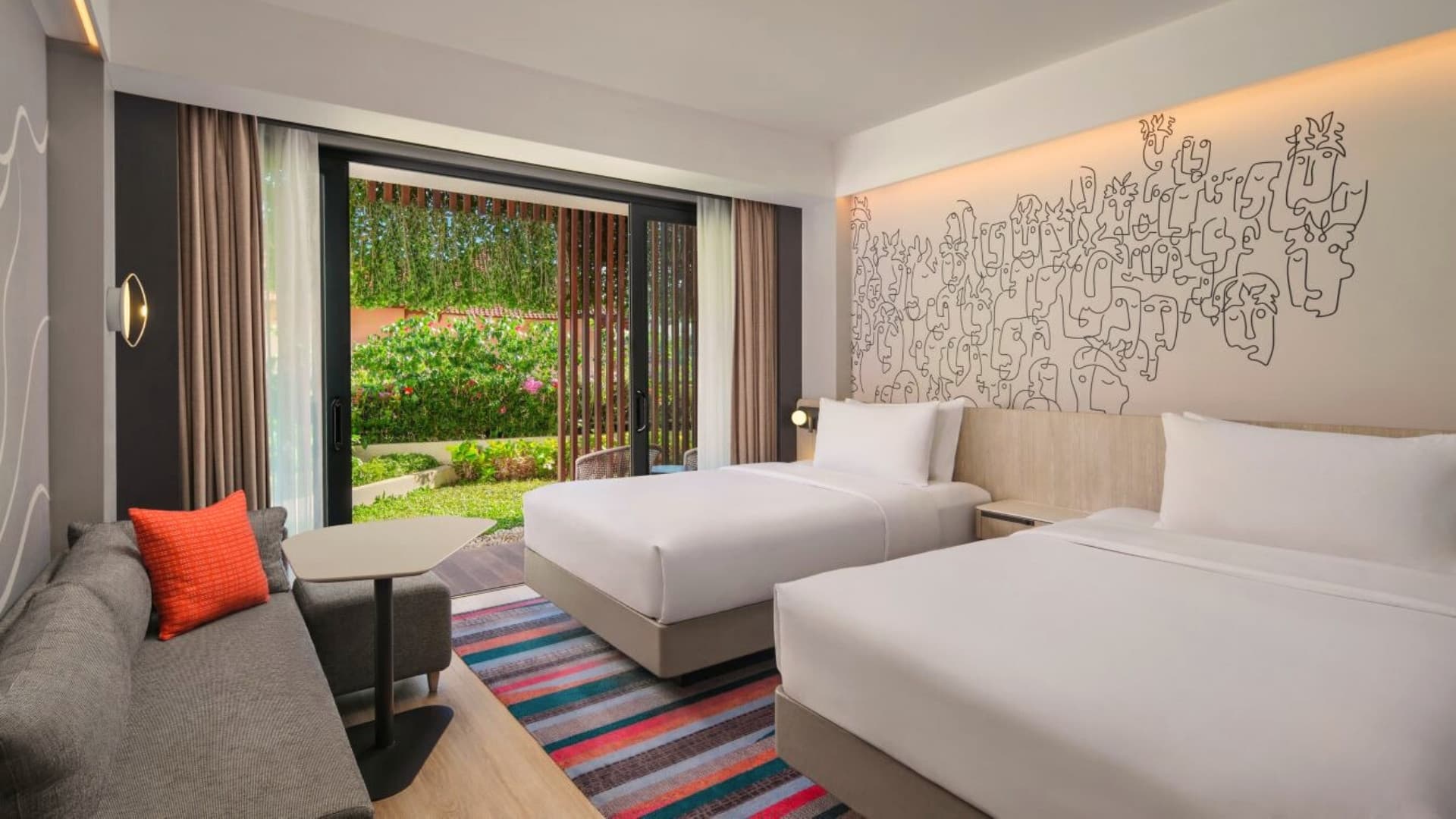 aloft garden view double image